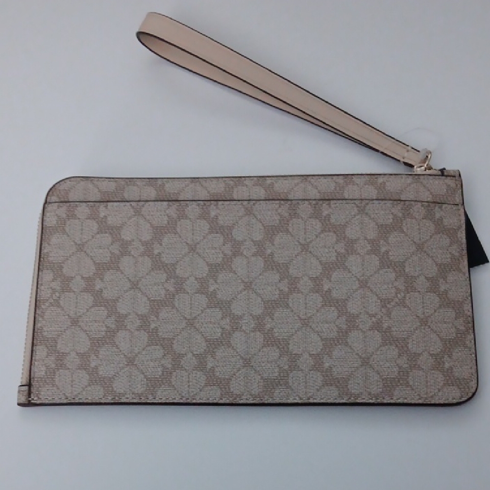 Kate Spade Beige Floral Wristlet Clutch - Picture 4 of 7